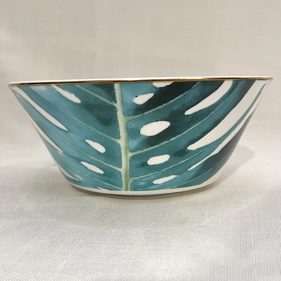 Vajilla de porcelana Serie Monstera