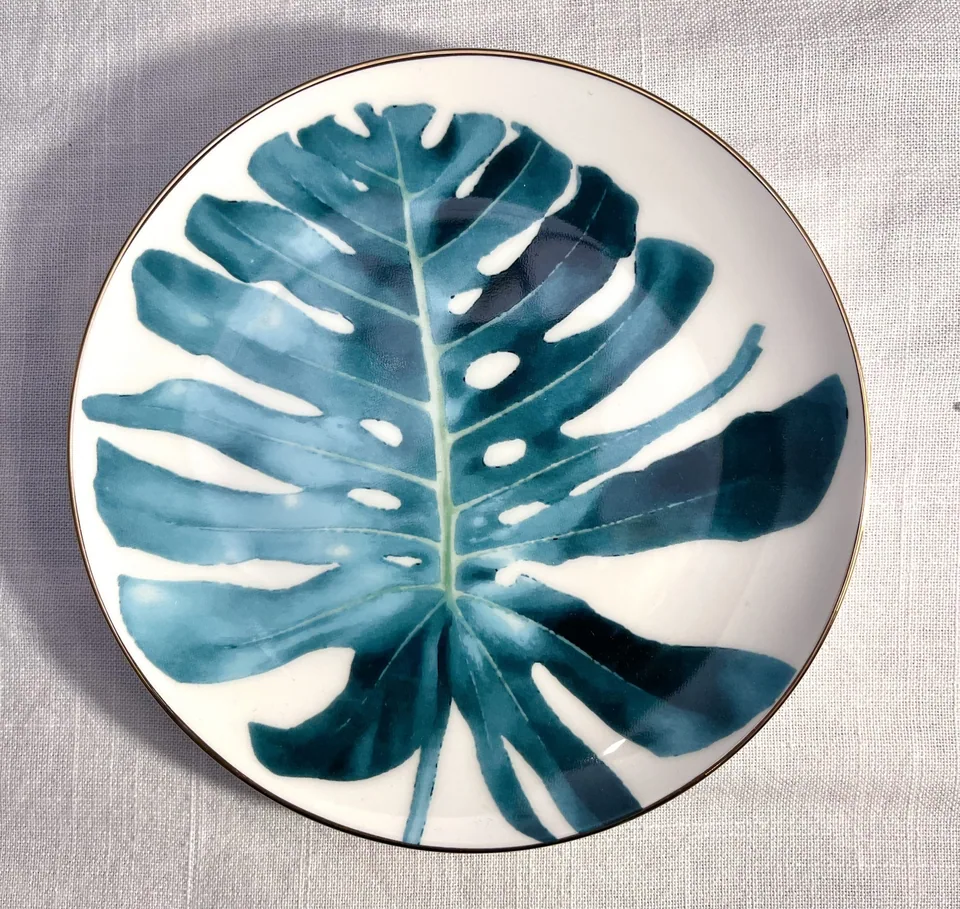 Vajilla de porcelana Serie Monstera