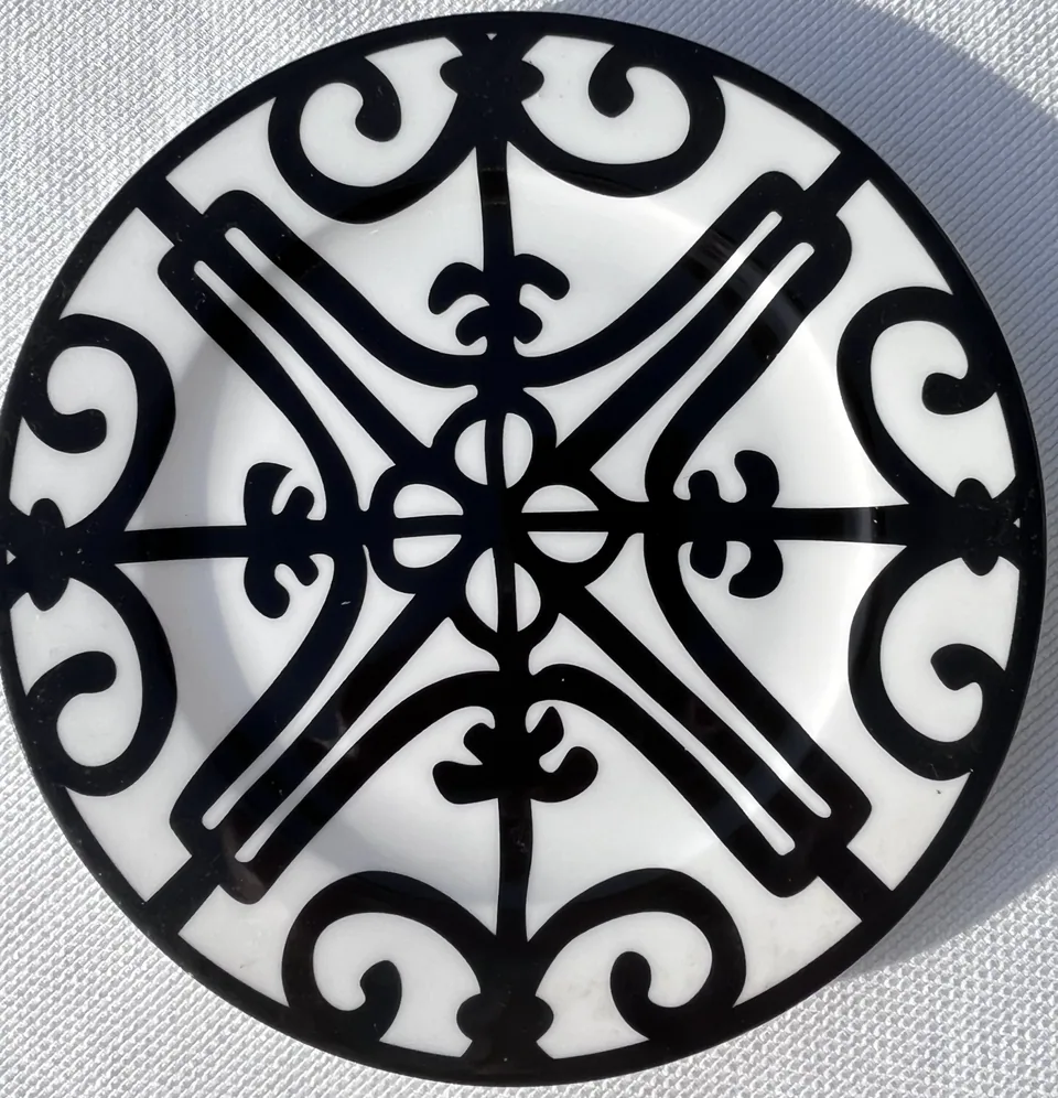 Vajilla de porcelana: Serie Rejas