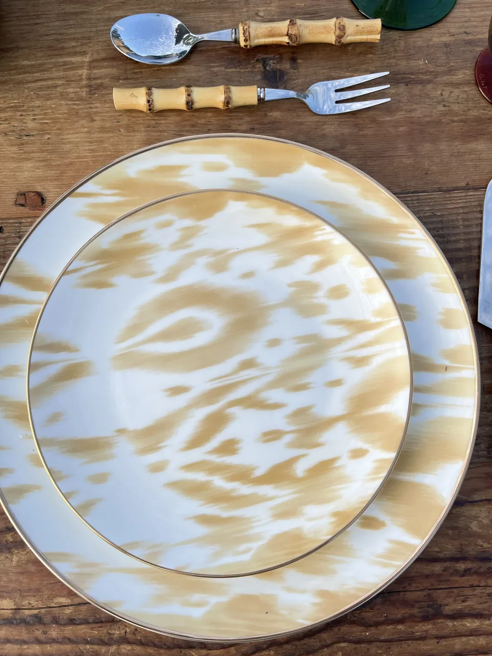 Vajilla de porcelana Serie Ikat