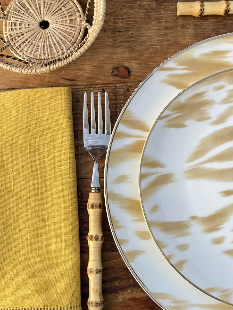 Vajilla de porcelana Serie Ikat