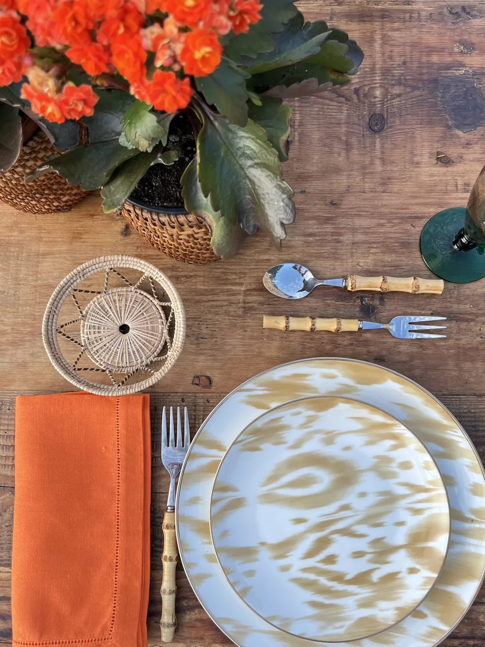 Vajilla de porcelana Serie Ikat